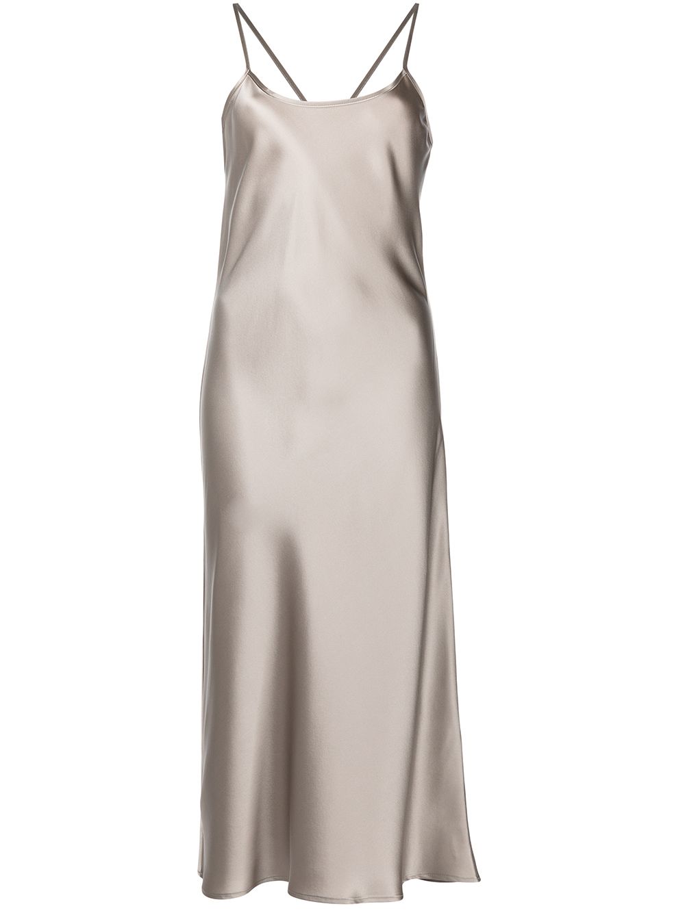 

VOZ sleeveless silk midi dress - Grey