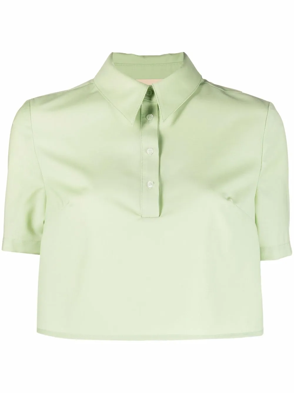 Loulou Studio укороченная шерстяная рубашка Namil