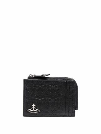 Vivienne Westwood Black Embossed Wallet