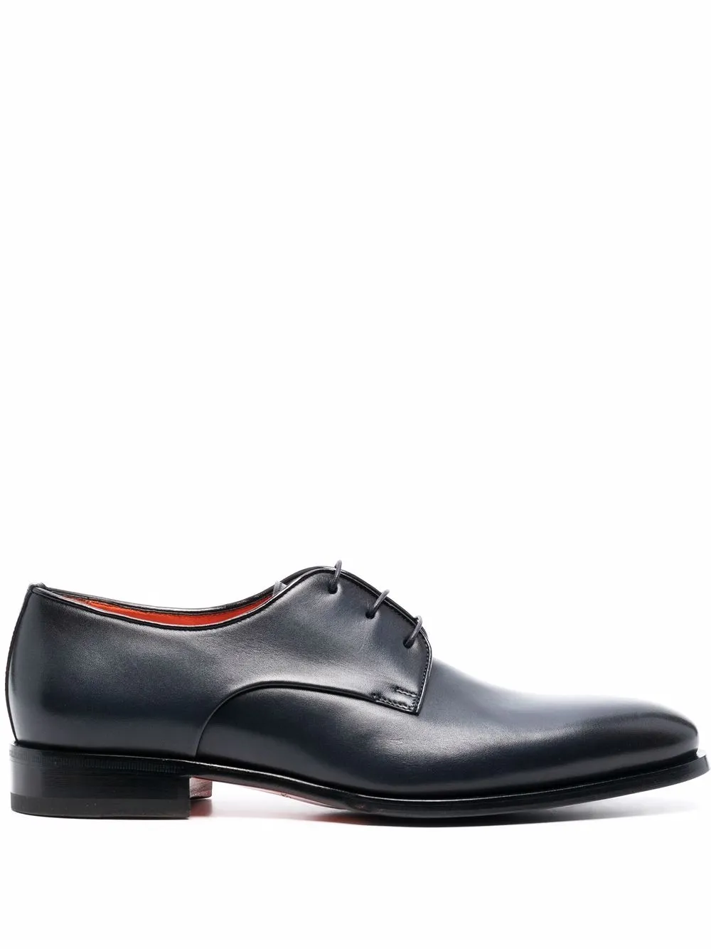 

Santoni almond-toe leather oxford shoes - Blue