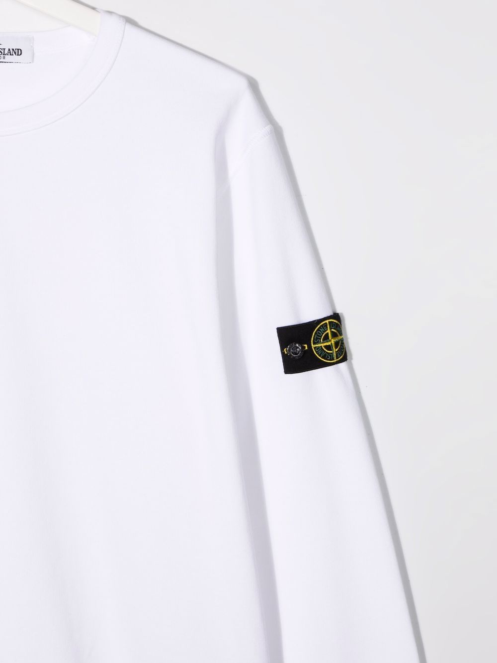 фото Stone island junior толстовка с нашивкой-логотипом