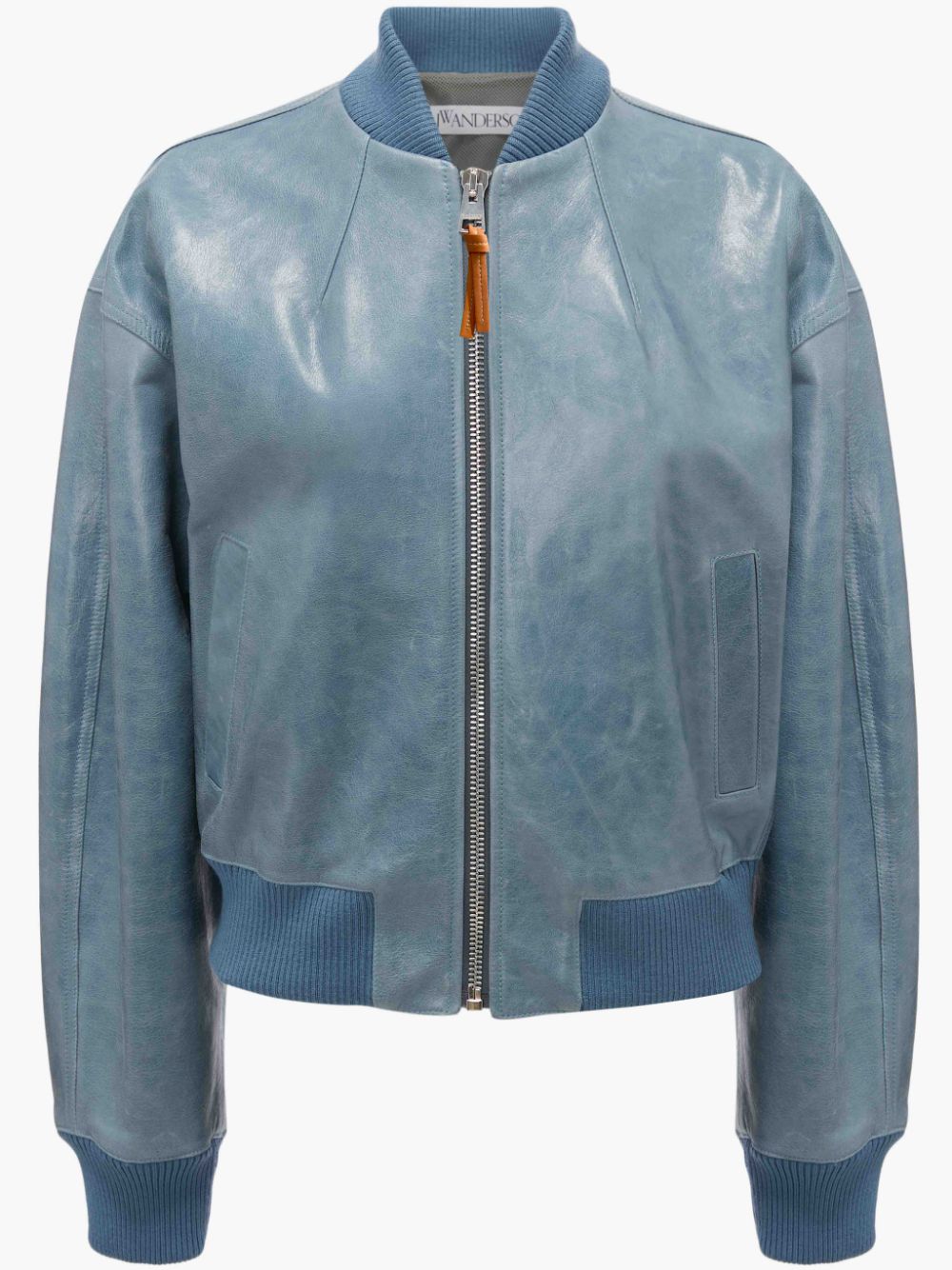 JW ANDERSON LEATHER BOMBER JACKET