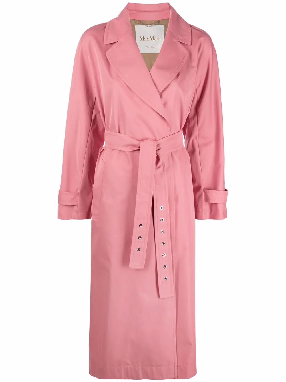 Max Mara Trenchcoat met ceintuur Roze