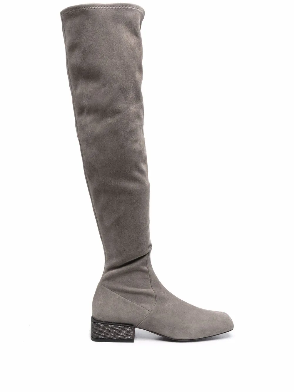 фото Brunello cucinelli ботфорты на каблуке