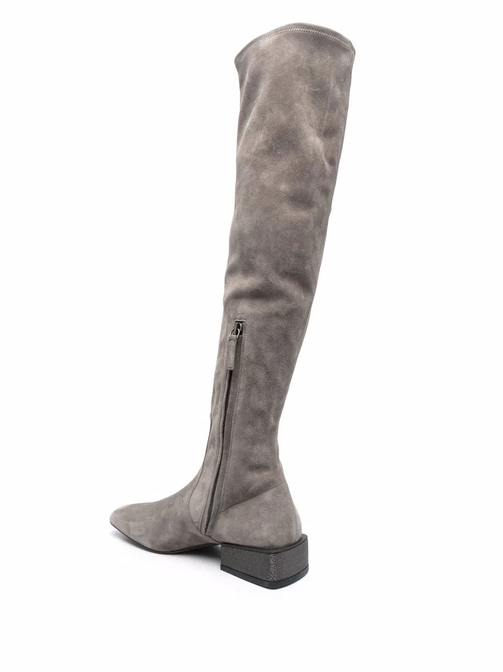 фото Brunello cucinelli ботфорты на каблуке