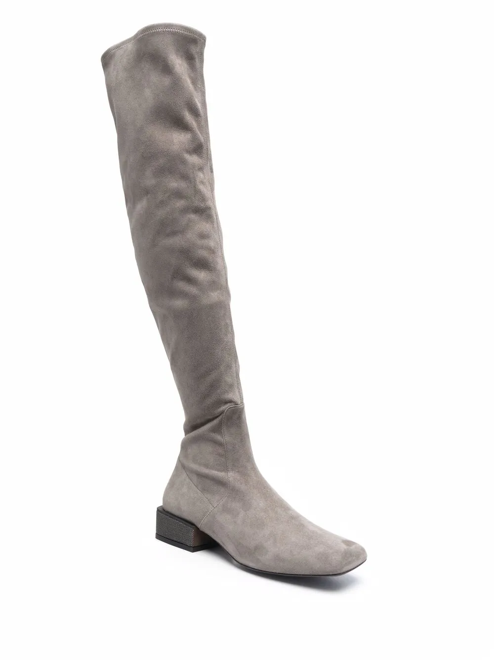 фото Brunello cucinelli ботфорты на каблуке