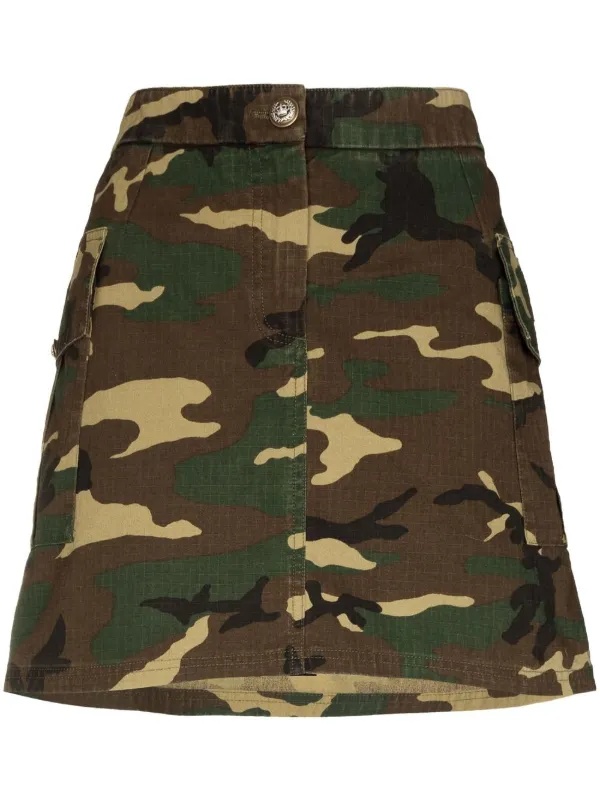 Dolce & Gabbana camouflage-print Mini Skirt - Farfetch