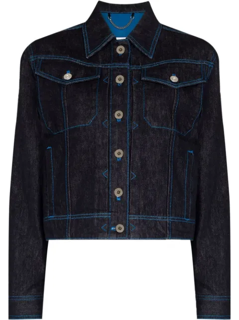 prada denim jacket womens