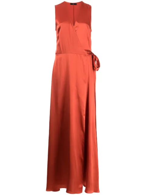 VOZ vestido largo cruzado
