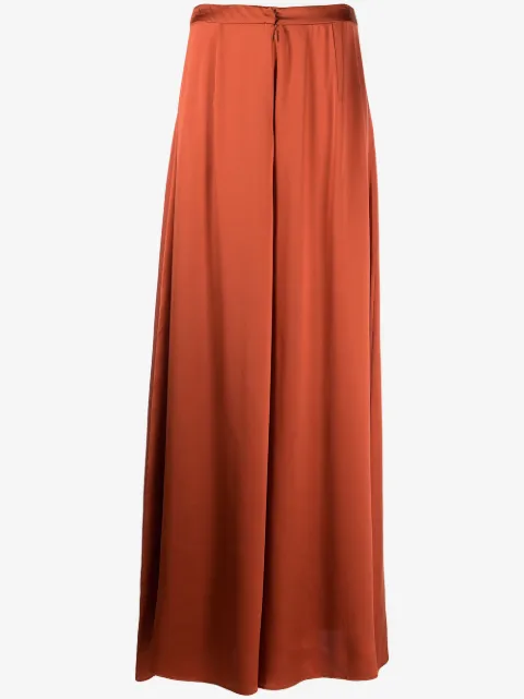 VOZ high-waist wide-leg trousers
