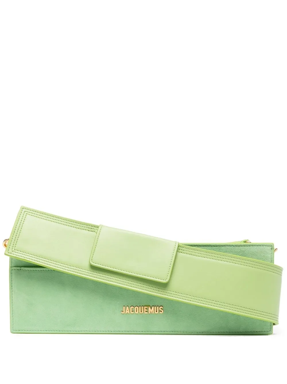 

Jacquemus bolsa de hombro con placa del logo - Verde