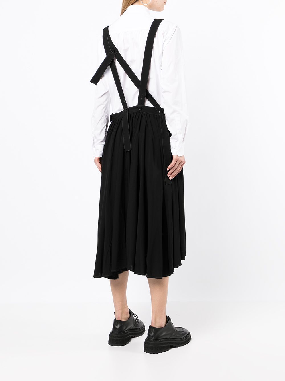 фото Yohji yamamoto юбка с подтяжками
