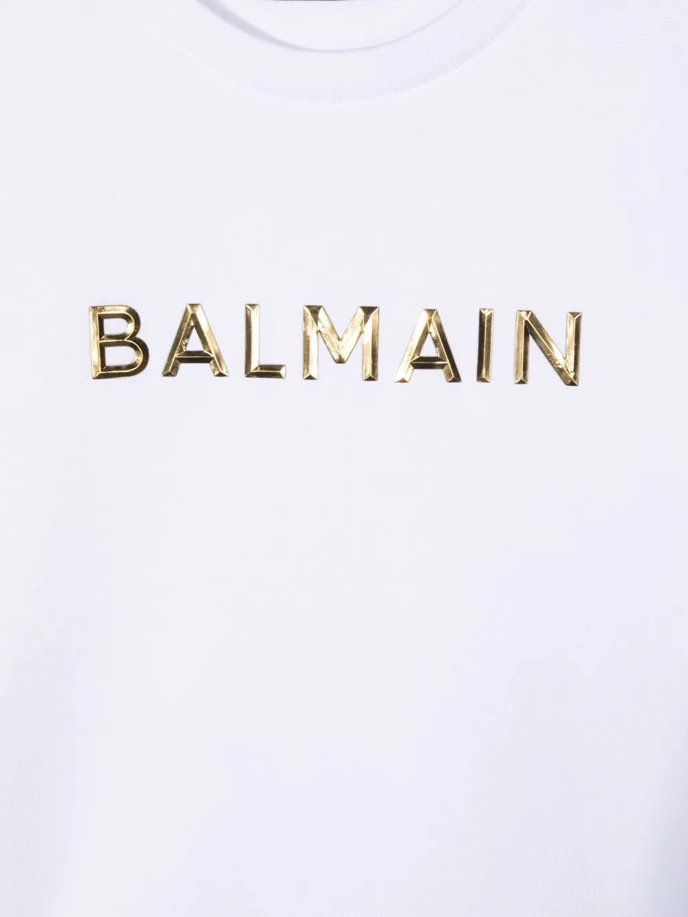 фото Balmain kids толстовка с тисненым логотипом