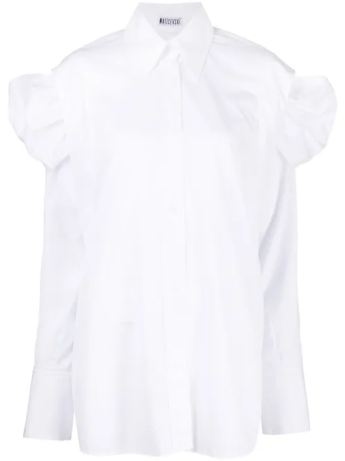 Chemise oversize à fronces - Maticevski - Modalova