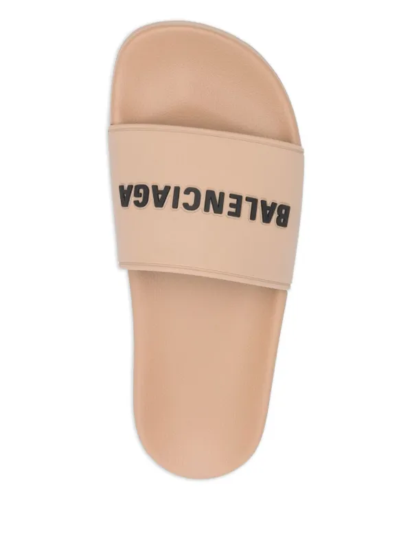 Balenciaga バレンシアガ ロゴ サンダル - FARFETCH