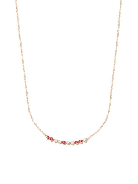 Adina Reyter collier Amalfi or 14ct serti de pierres 