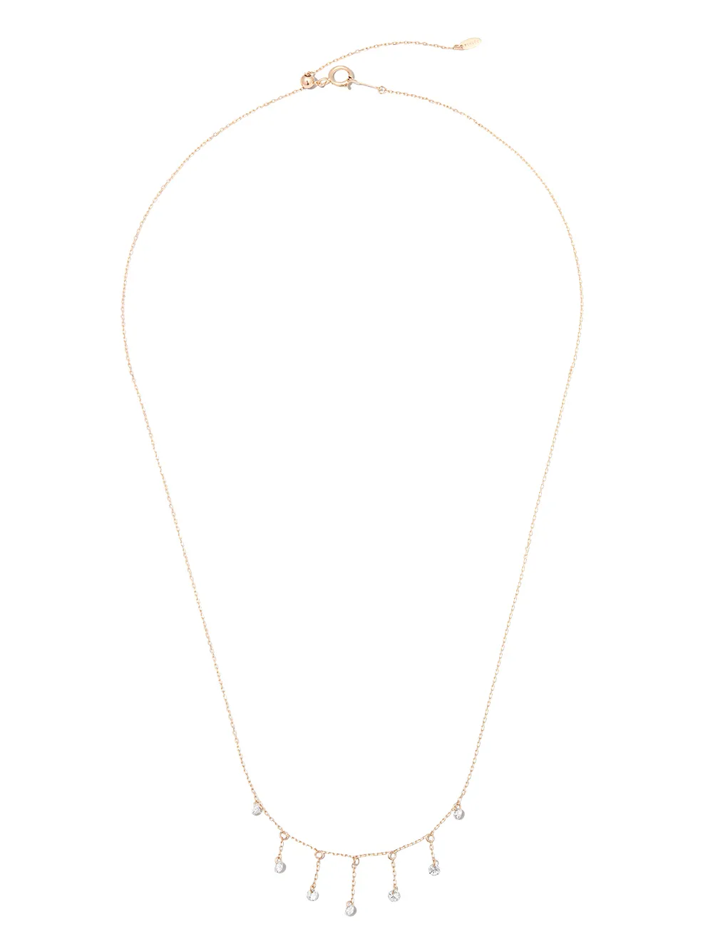 Image 2 of Persée 18kt yellow gold Bohème diamond drop necklace