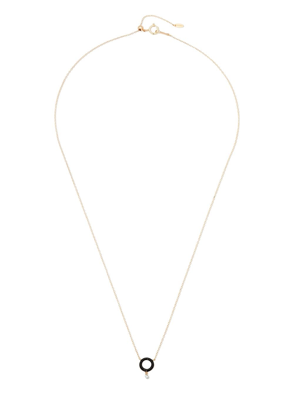 Shop Persée 18kt Yellow Gold Diamond Pendant Necklace