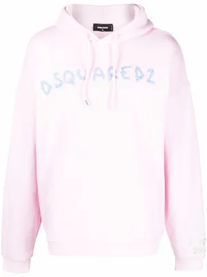 dsquared moletom com capuz pink