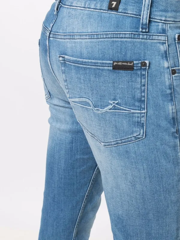 7 For All Mankind Stonewashed skinny 
