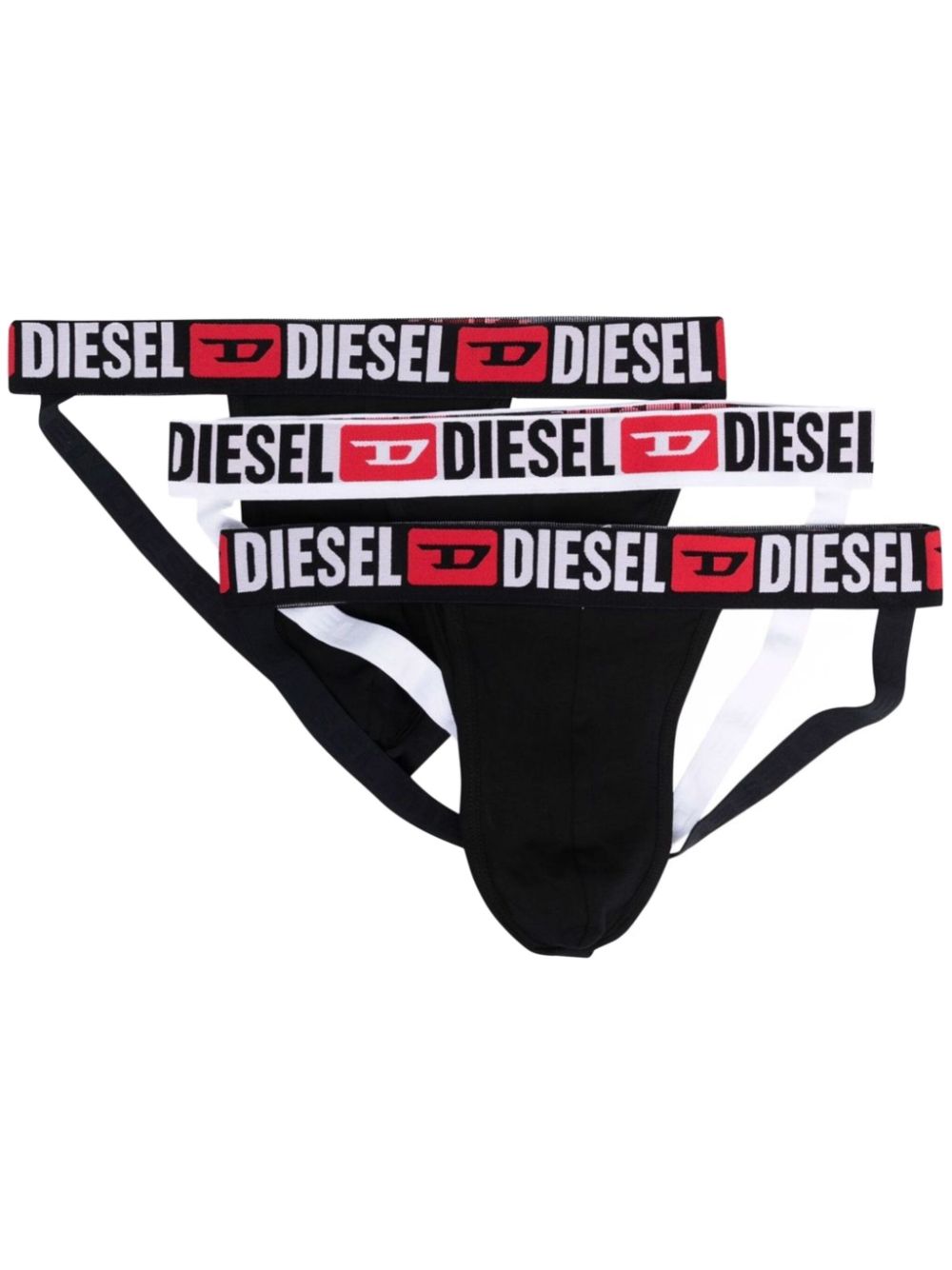 Diesel Umbr-Jocky jockstraps (pack of three) - Black