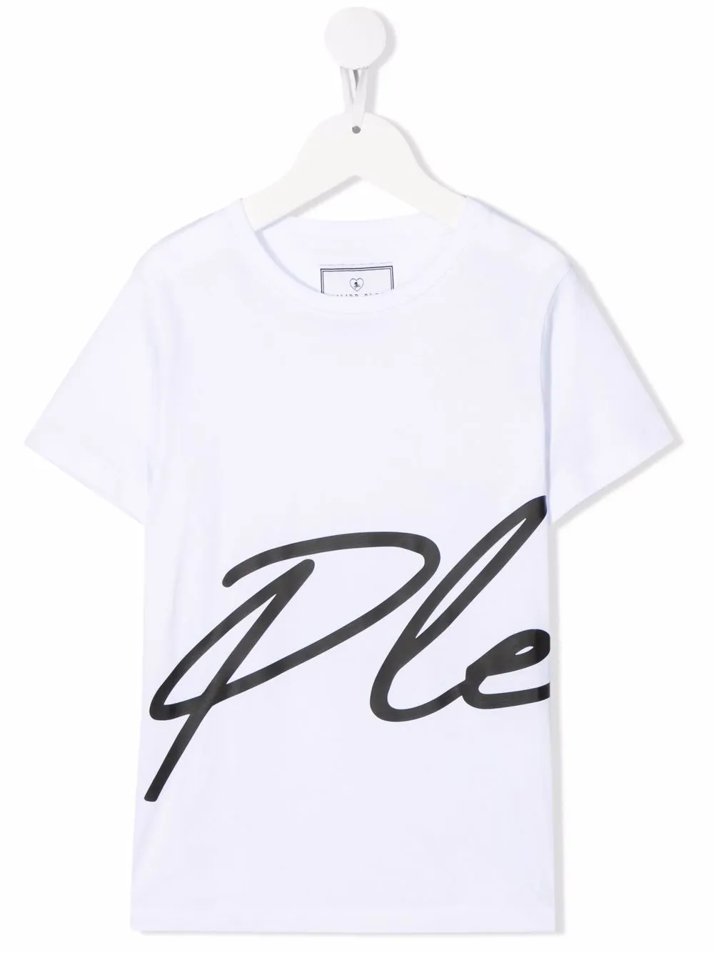 

Philipp Plein Junior playera con logo estampado - Blanco