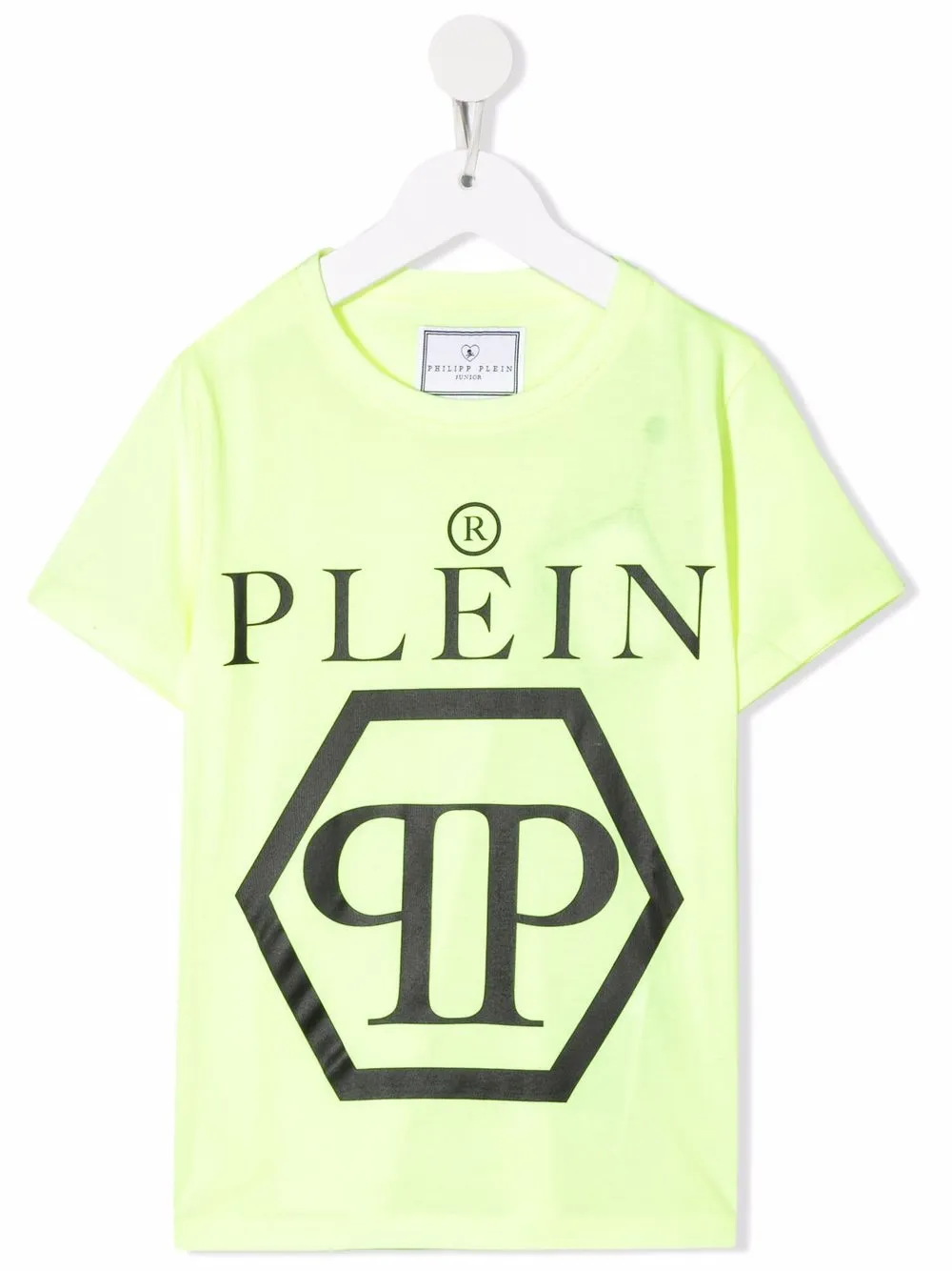 

Philipp Plein Junior playera con logo estampado - Amarillo