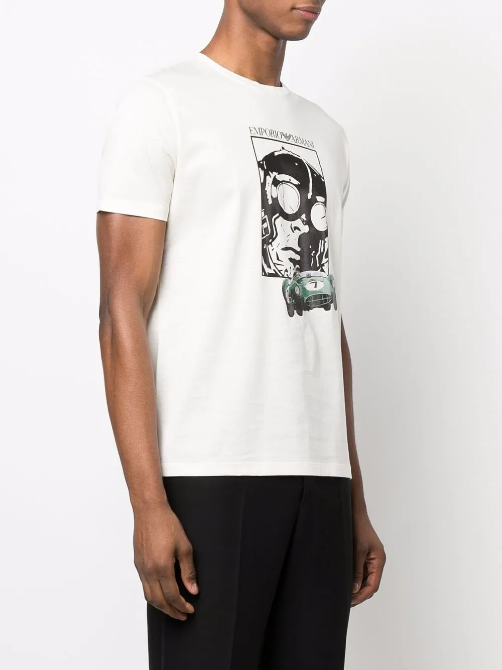 фото Emporio armani футболка с графичным принтом