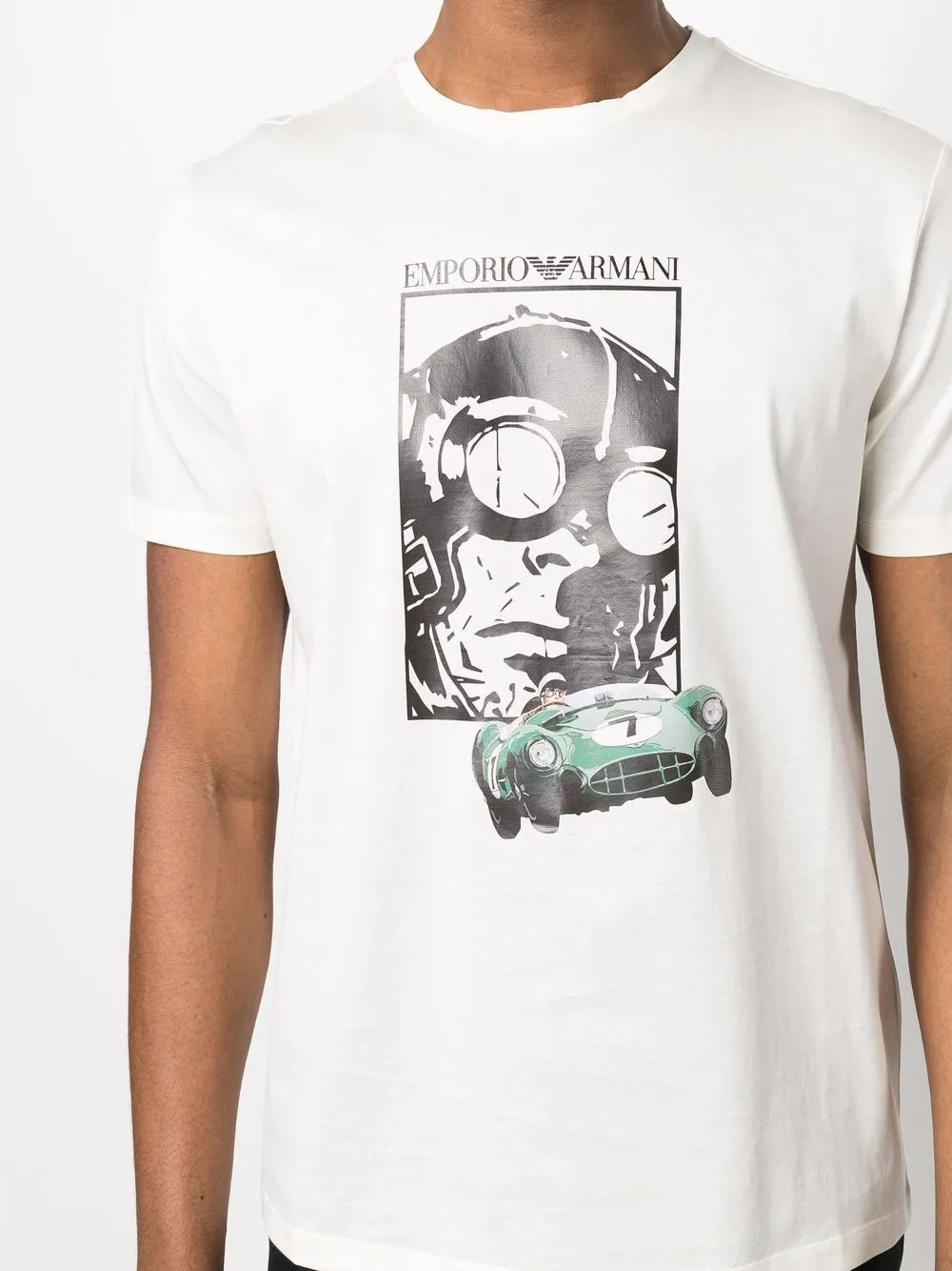 фото Emporio armani футболка с графичным принтом