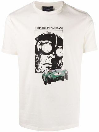 Emporio Armani graphic-print T-shirt - Farfetch