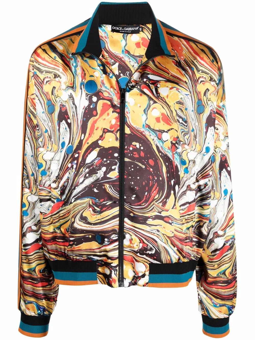 graphic-print track jacket