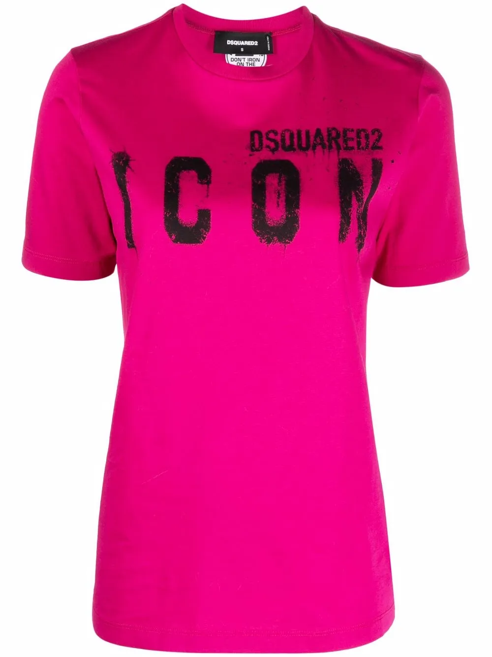 

Dsquared2 playera con logo estilo grafiti - Rosado