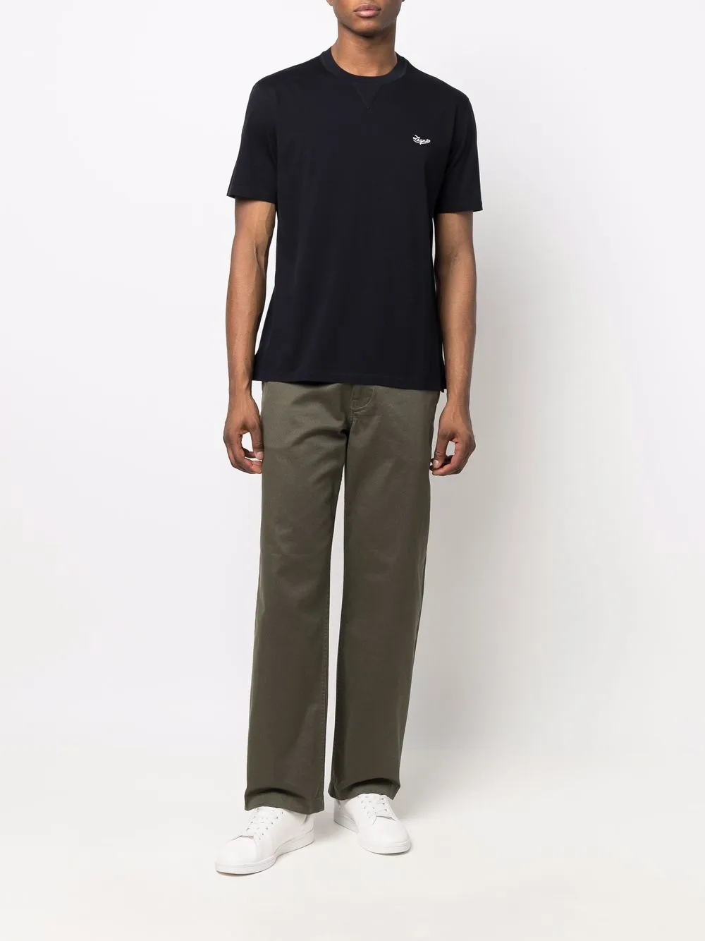 фото Ermenegildo zegna футболка с логотипом