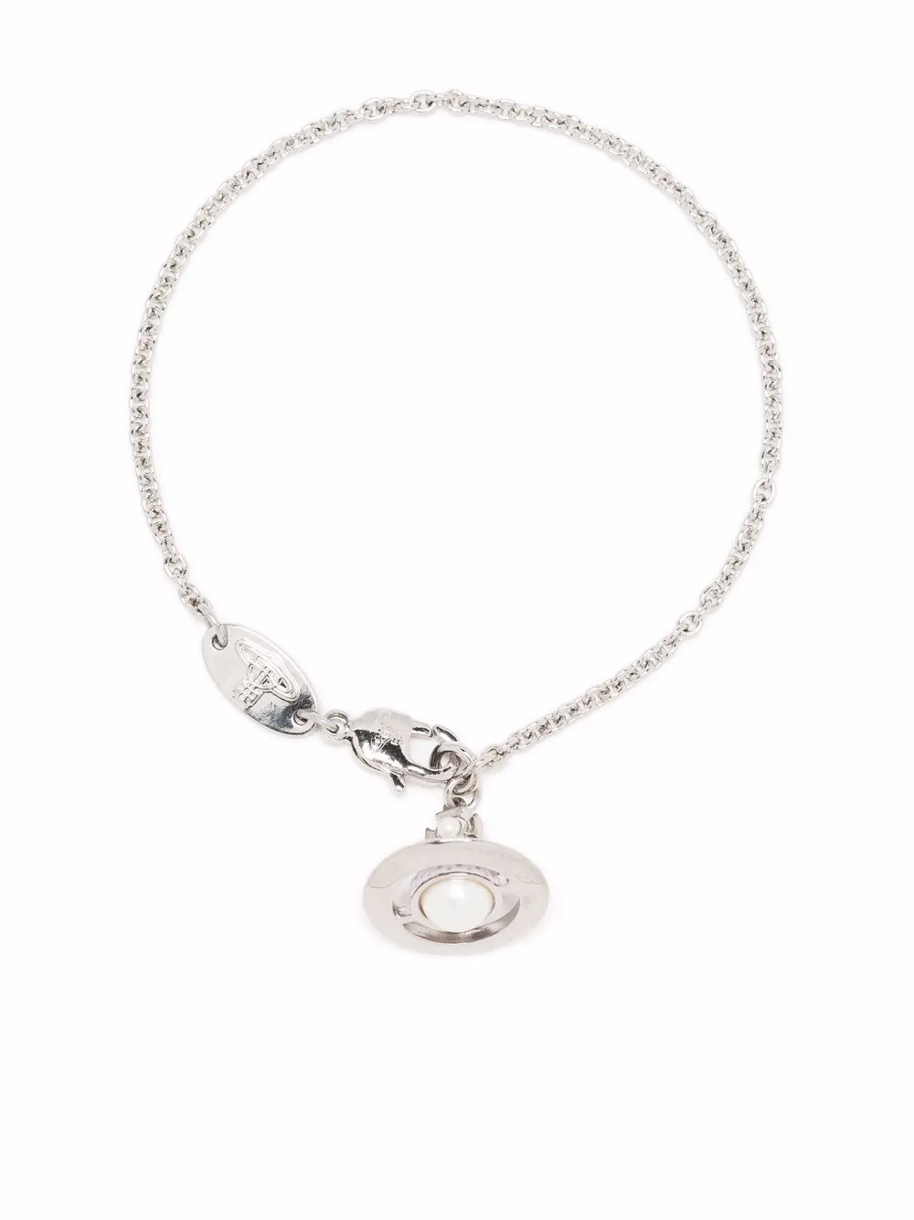 

Vivienne Westwood pulsera con dije Orb - Plateado