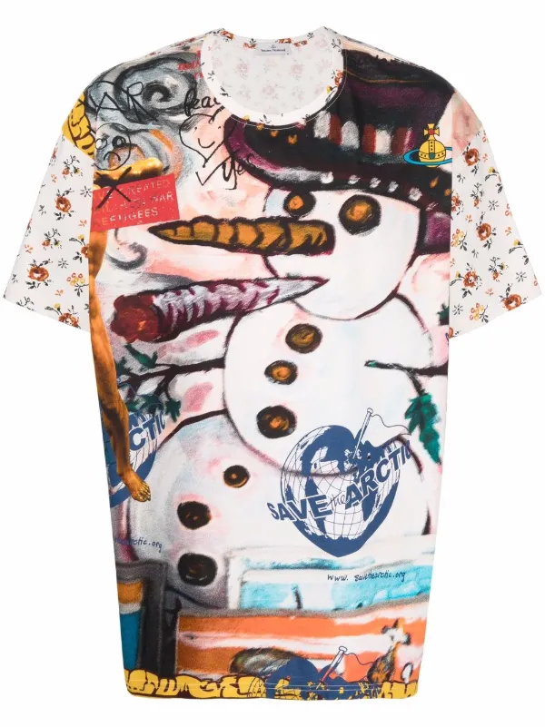 Vivienne Westwood Mix Print Oversized T 