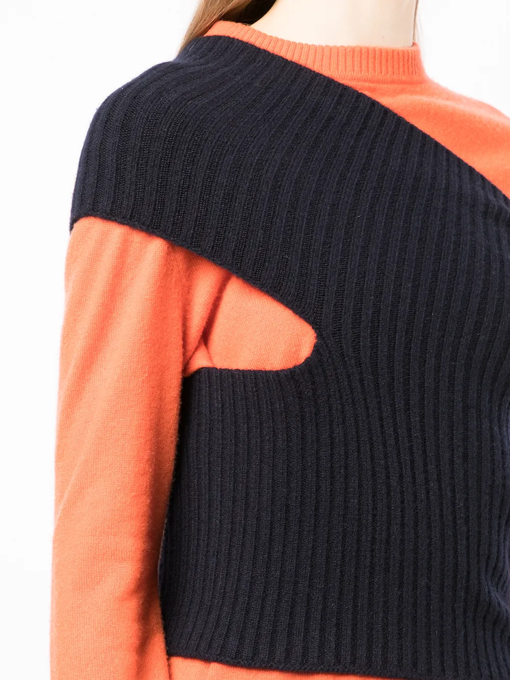 фото Extreme cashmere топ в рубчик на одно плечо