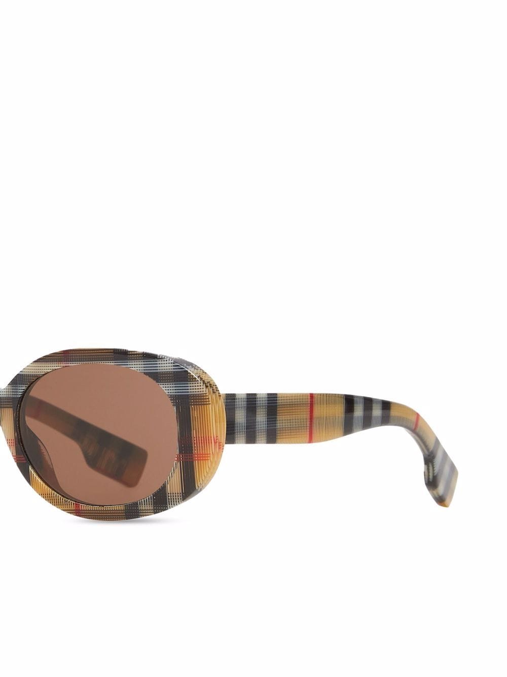  Burberry Kids Sonnenbrille Mit Vintage Check   Braun 