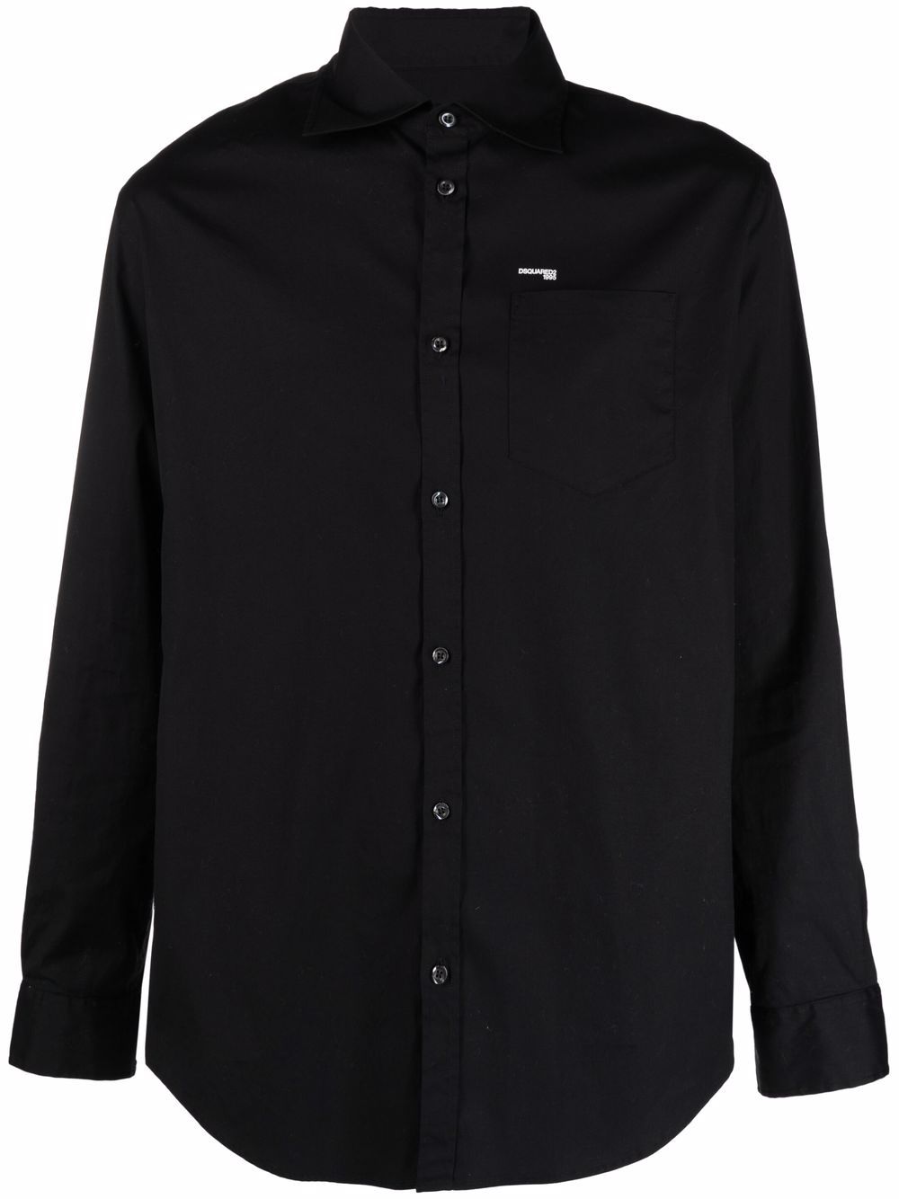 

Dsquared2 logo-print long-sleeve shirt - Black