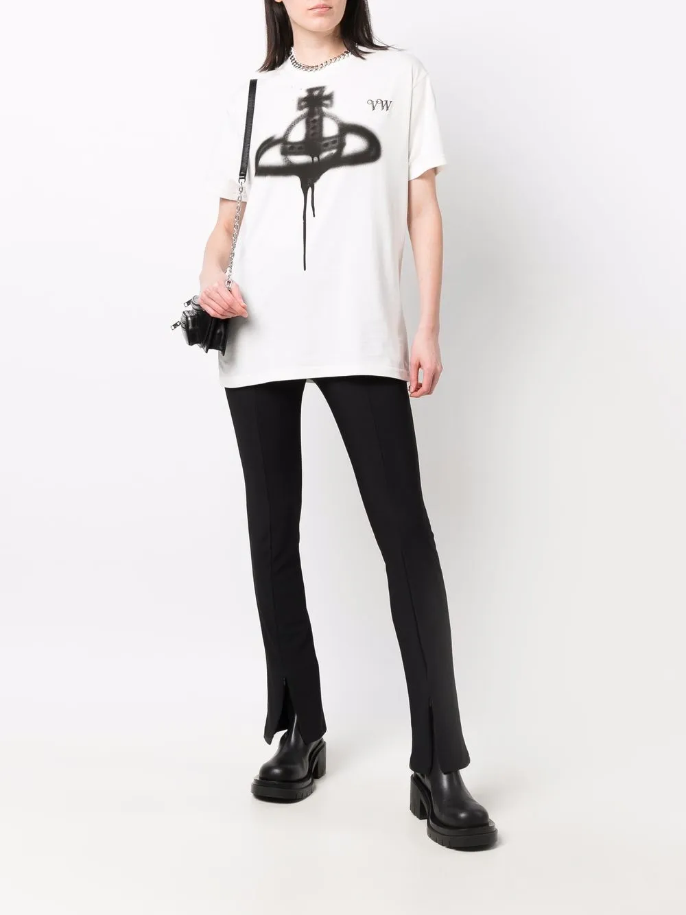 фото Vivienne westwood футболка из органического хлопка с логотипом