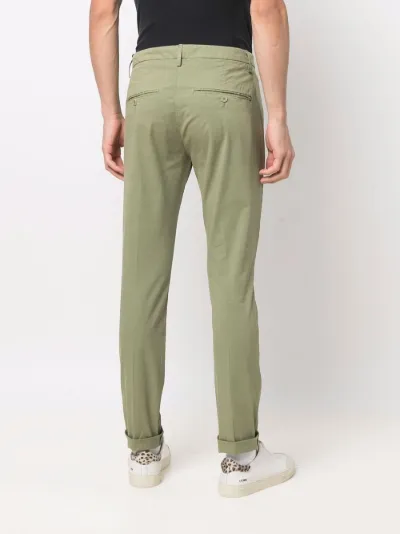 slim-fit cotton trousers | DONDUP 