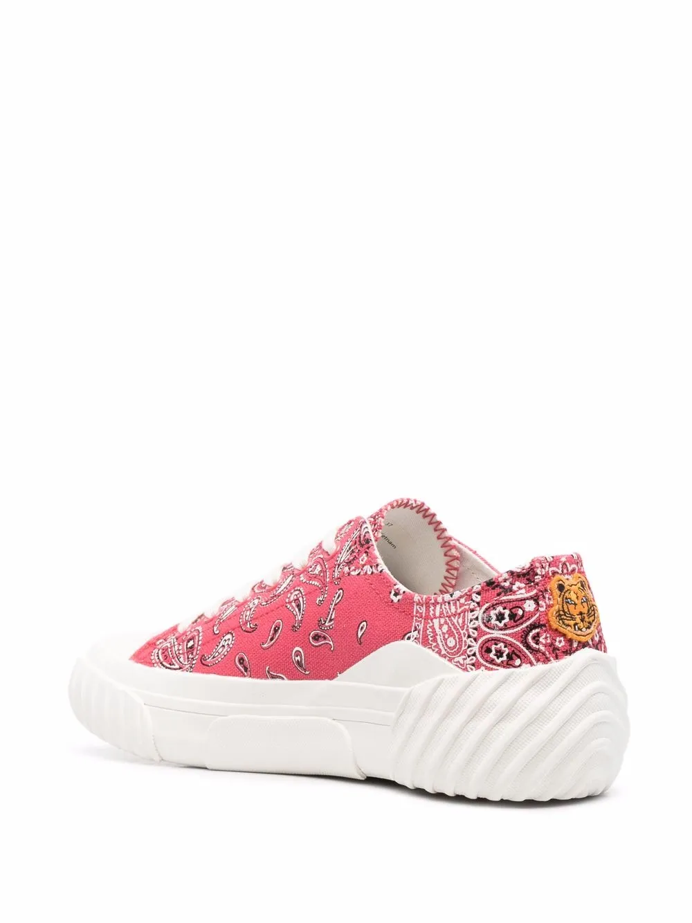 фото Kenzo tiger-crest low-top sneakers