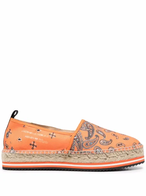 Kenzo bandana platform espadrilles