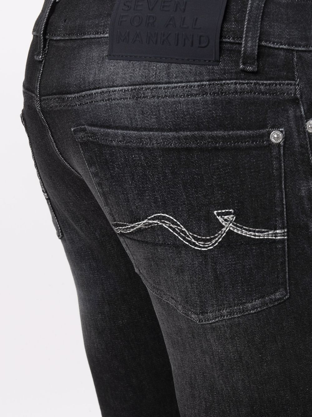 фото 7 for all mankind джинсы скинни с заниженной талией