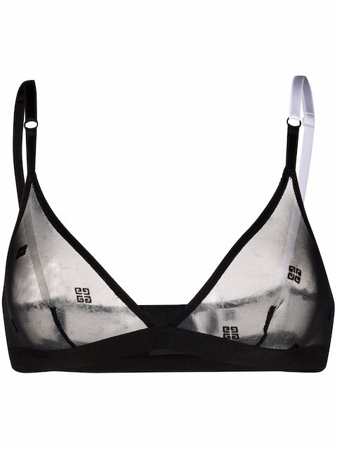 Givenchy sheer-panel bra