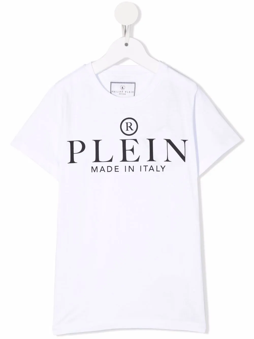 

Philipp Plein Junior playera con logo estampado - Blanco