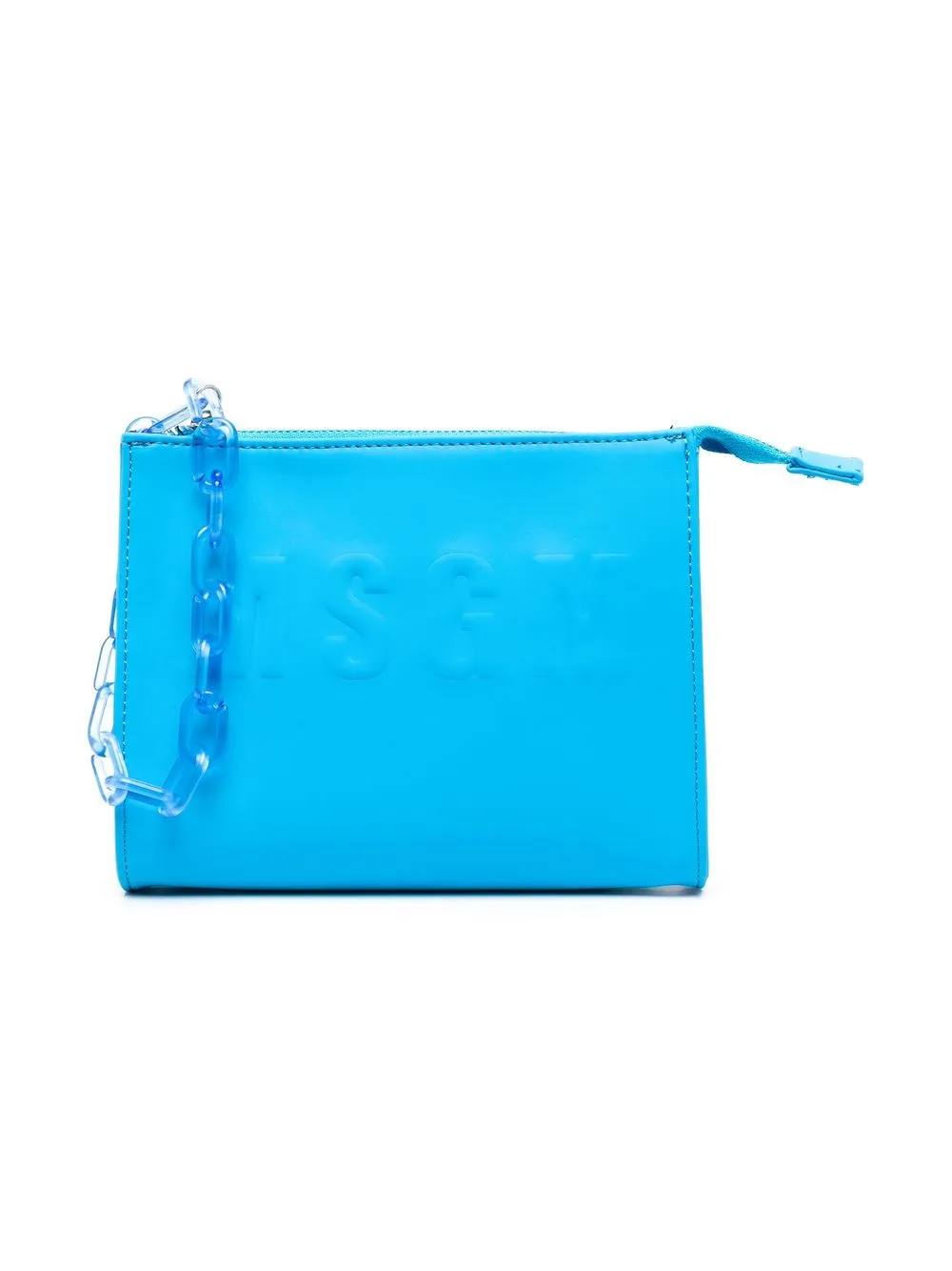 

MSGM Kids estuche con logo en relieve - Azul