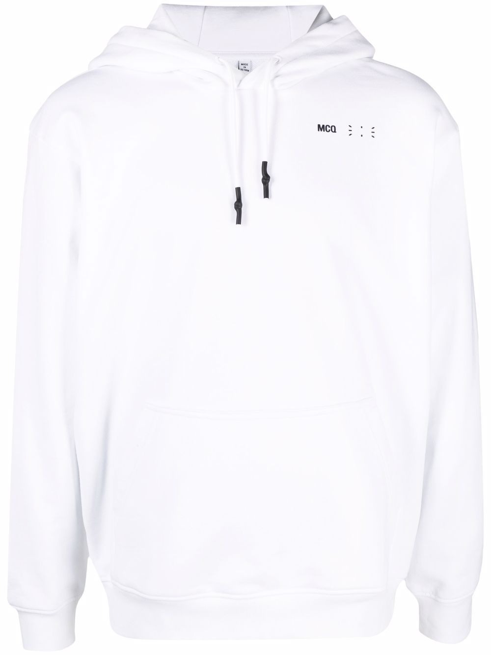 MCQ logo-print cotton hoodie