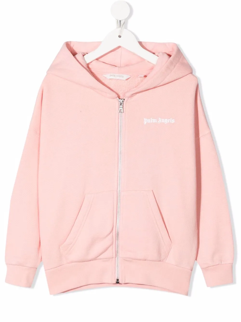 

Palm Angels Kids hoodie oversize con logo estampado - Rosado