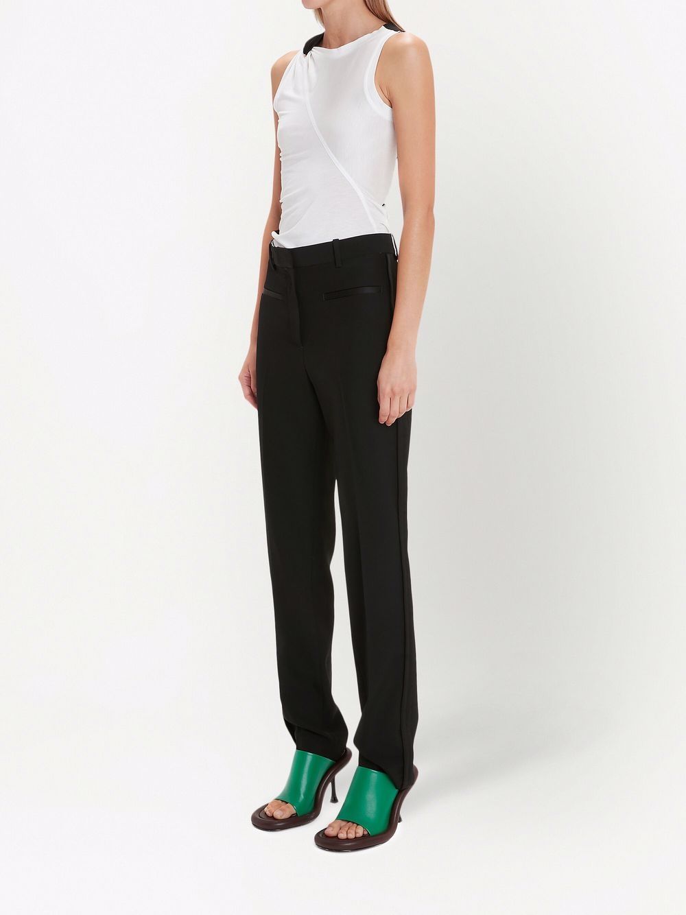 JW Anderson slim-fit tuxedo trousers Women