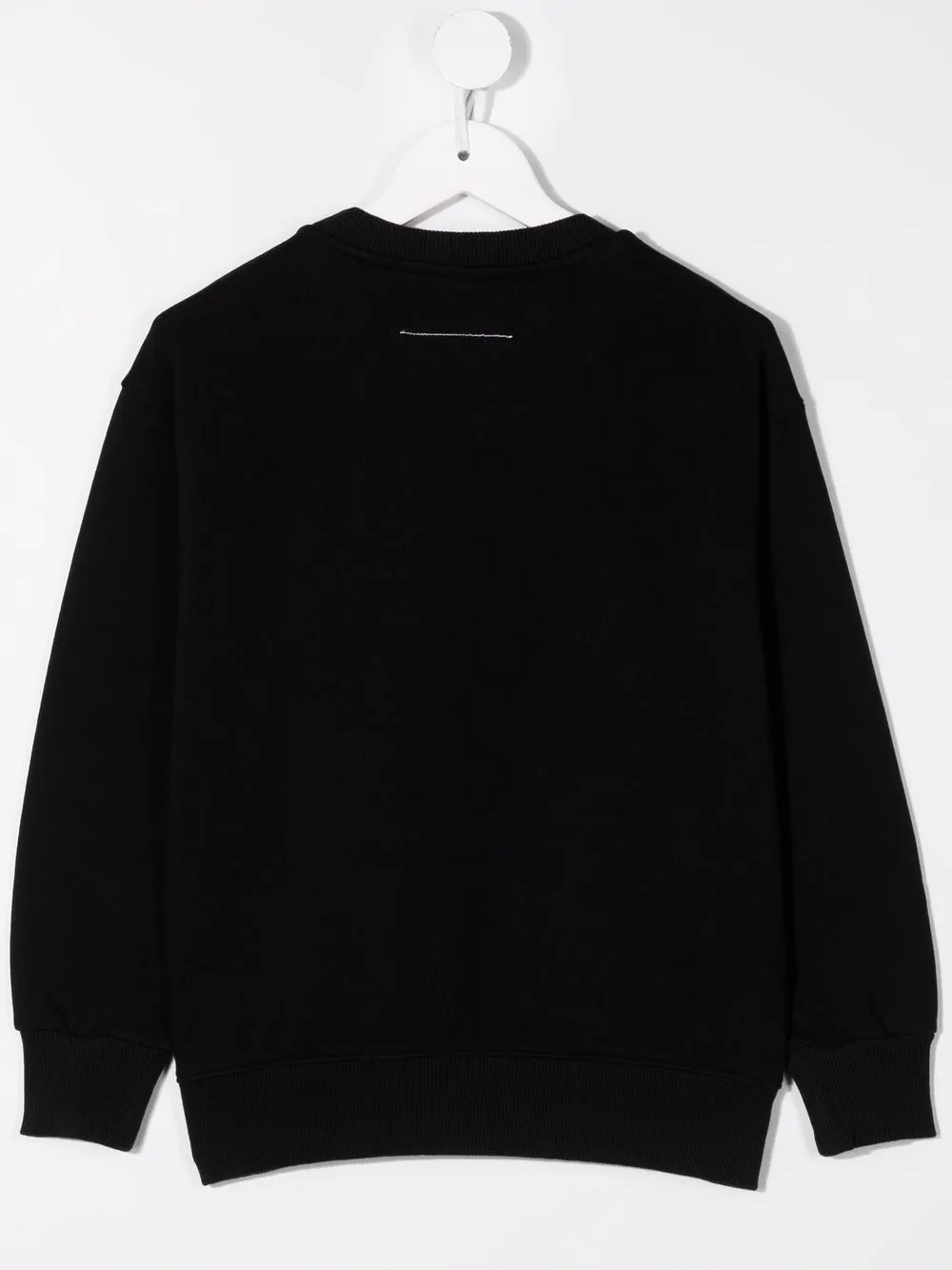 MM6 Maison Margiela Kids Sweater met logoprint - Zwart